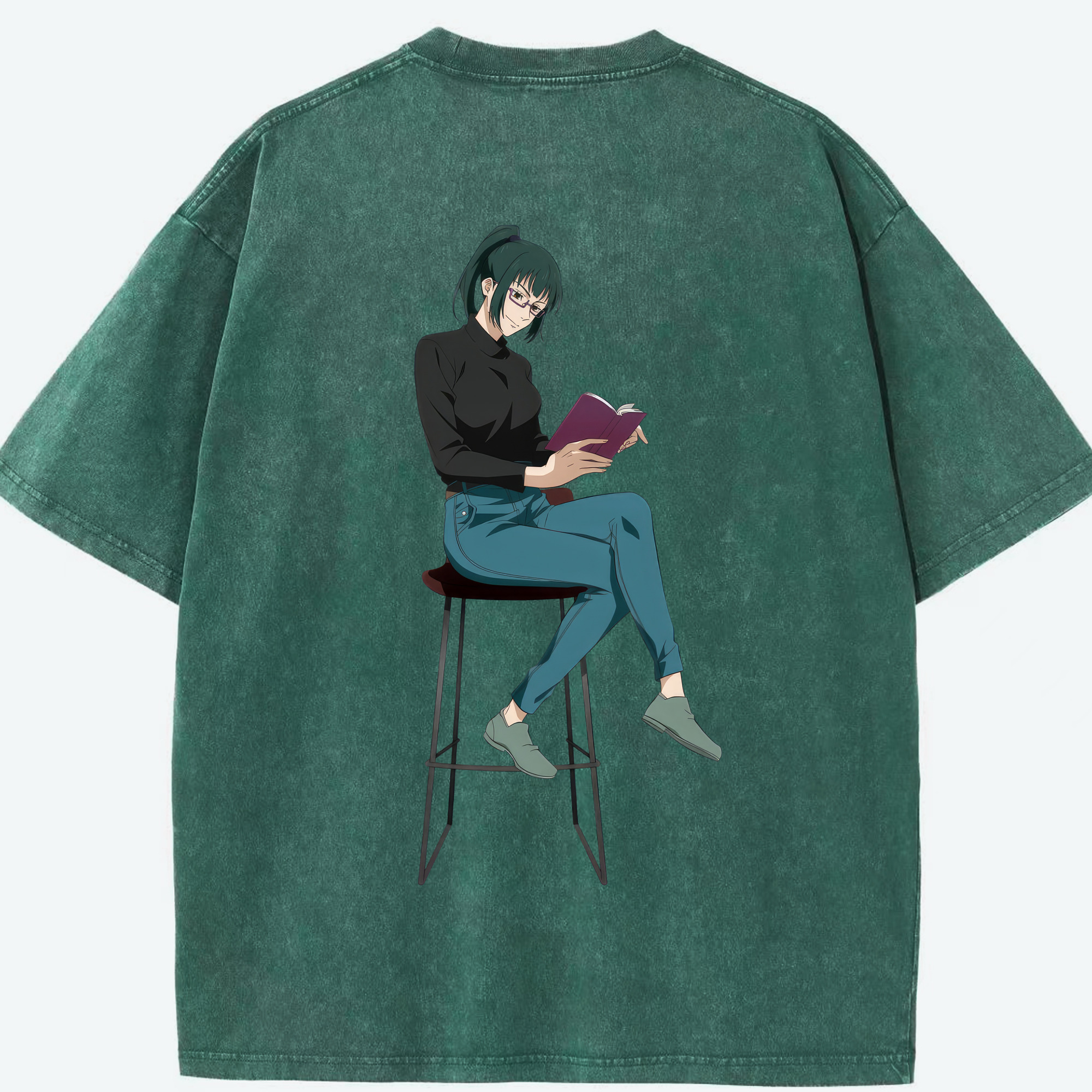 （画像用） 呪術廻戦 Jujutsu Kaisen 綿100% ヴィンテージ風 半袖Tシャツ（背面プリント）